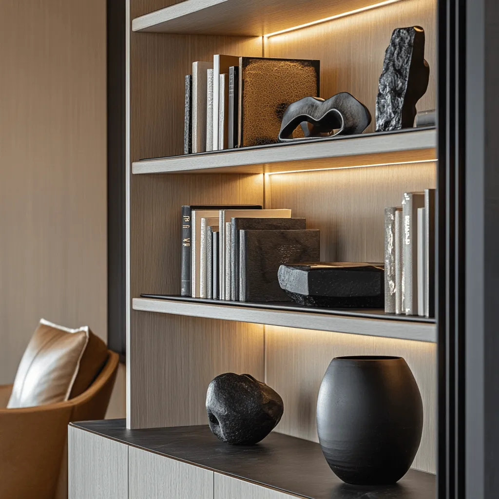 Book-shelve with books