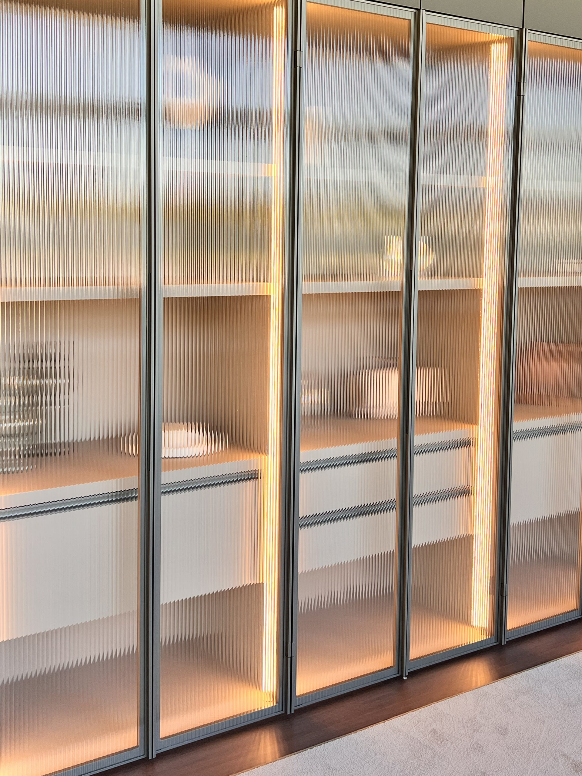 Glass Kitchen Storage