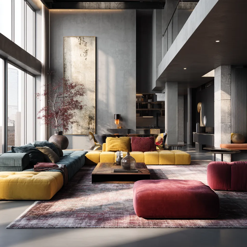 Minimal luxury living room designed by Paolo Rota Interiors