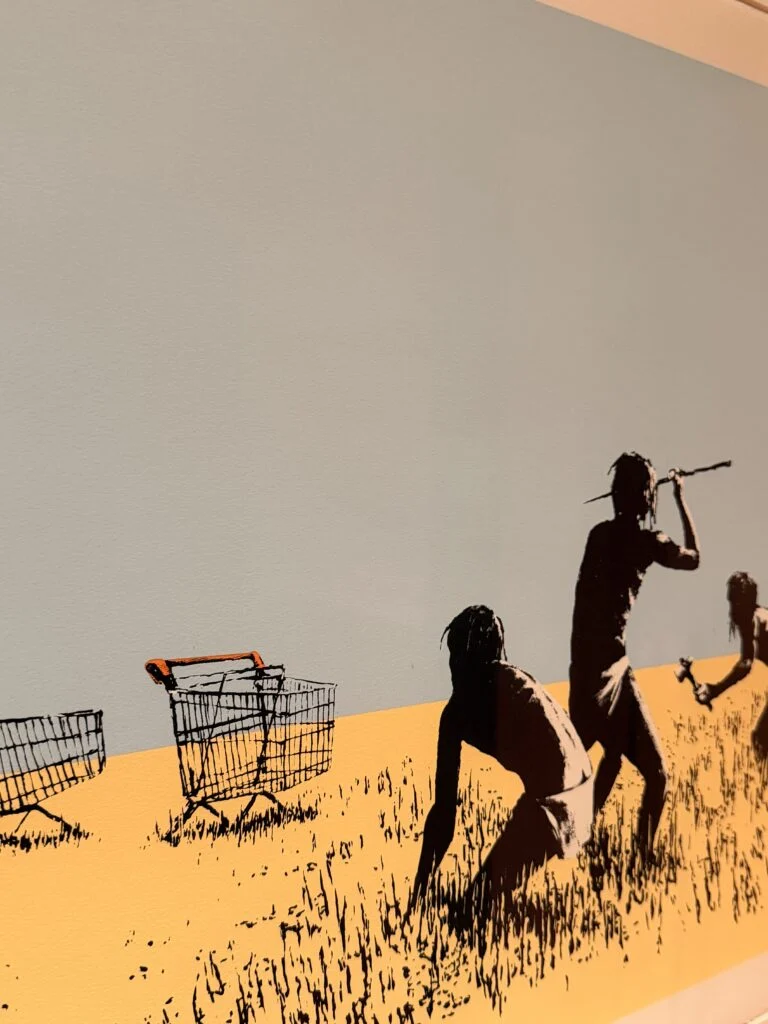 Banksy Shopping Cart Primitive Art Luxury Procurement